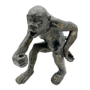 TIC Collection Resin Monkey Figurine Sculpture Bookshelf Accent